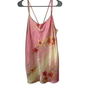 Vintage Lingerie Slip Dress Floral